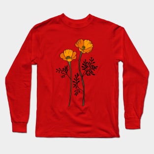 California State Flower Long Sleeve T-Shirt